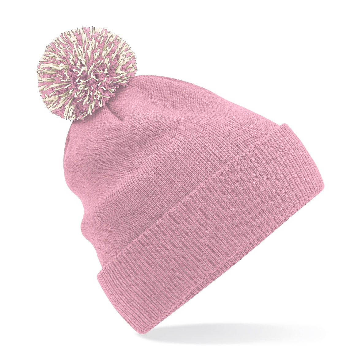 dusky pink-off white